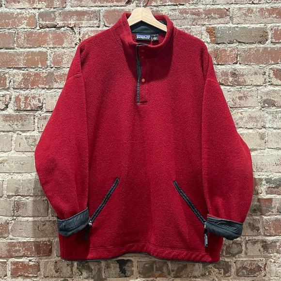 Patagonia Other - Vintage Patagonia Red Pullover Size Large